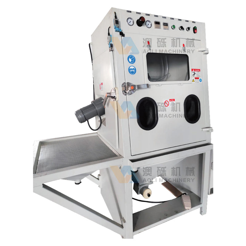 AOLI Drum type sand blasting machine Small manual high pressure sandblasting machine