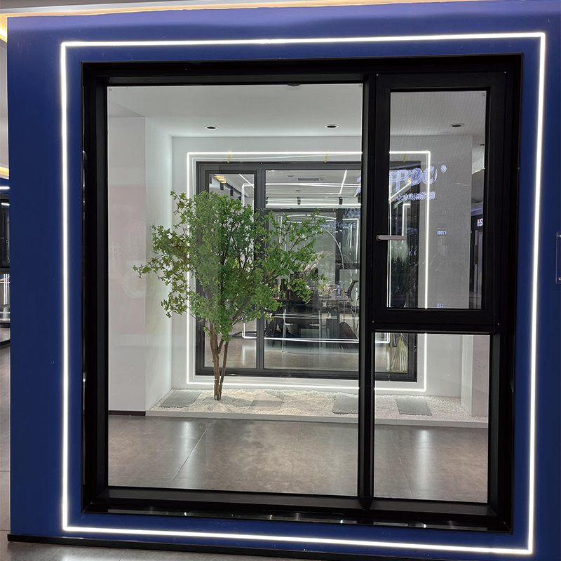ZHONGPEI Aluminum alloy system window 100 series double inward opening Broken bridge aluminum doors and windows, soundproof glass windows, balcony rooms, sealed windows
