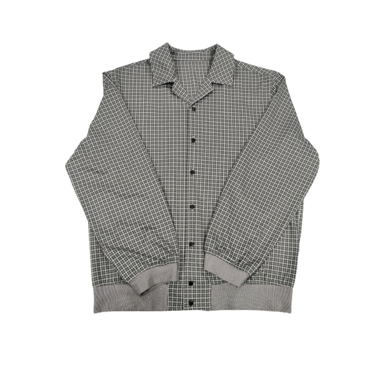 CHENJI Cuban Collar Jacket Shirt