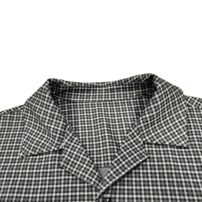 CHENJI Cuban Collar Jacket Shirt