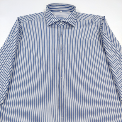 CHENJI Orchid Stripe Cotton Shirt