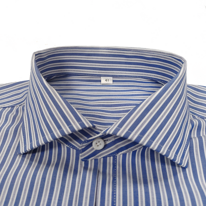 CHENJI Orchid Stripe Cotton Shirt