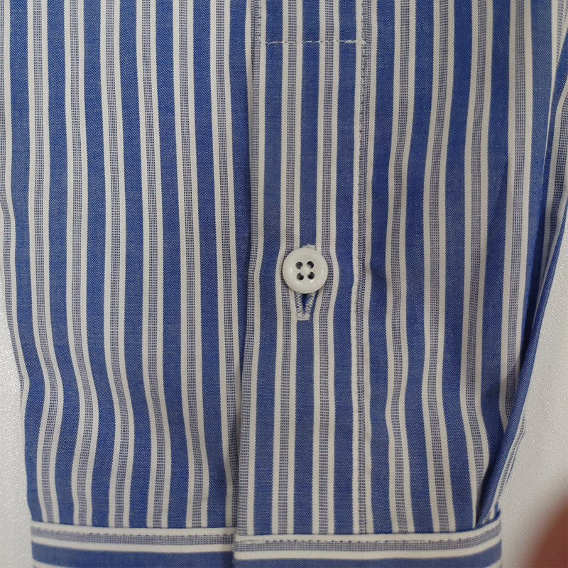 CHENJI Orchid Stripe Cotton Shirt